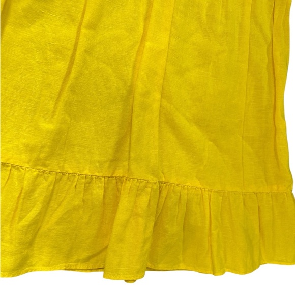 Zara Sunny Yellow Collared Mini Dress - Picture 5 of 8
